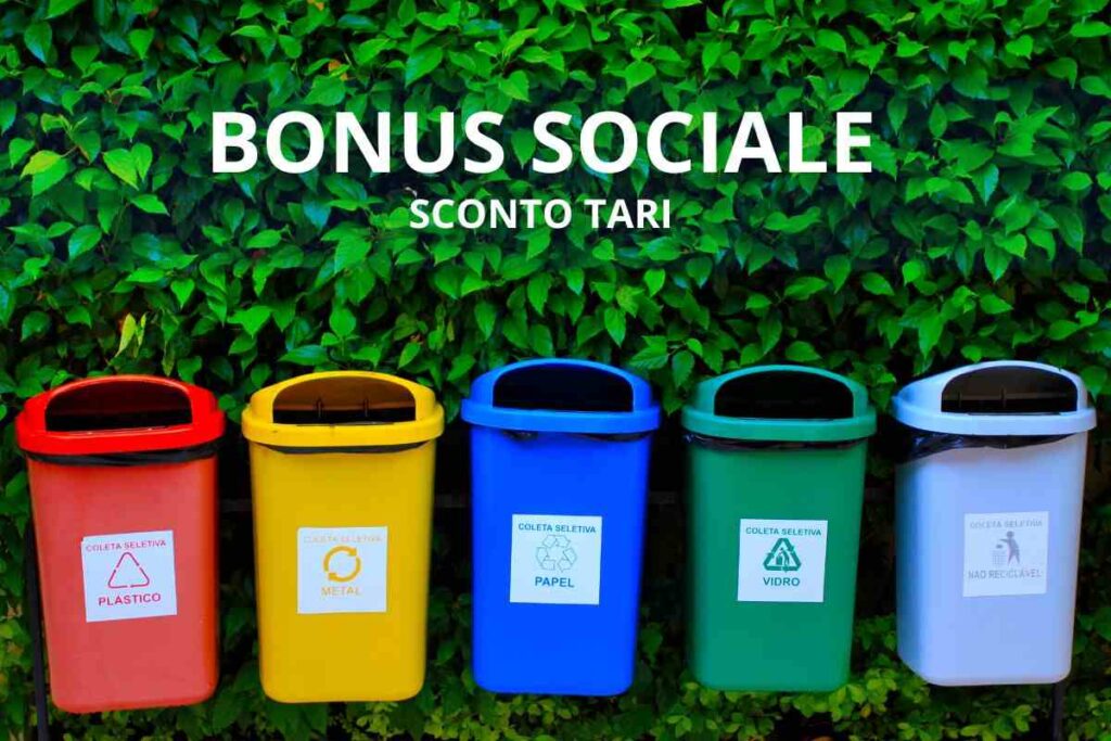 bonus sociale sconto tari