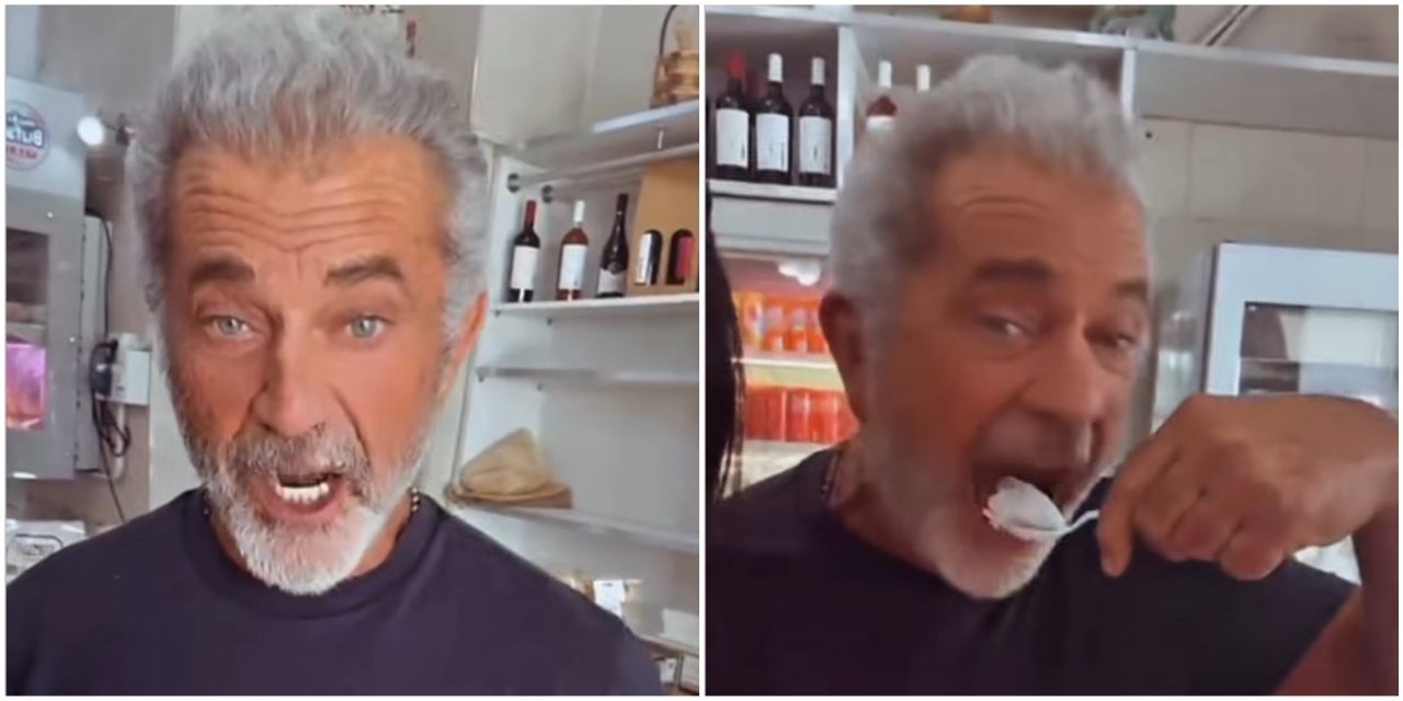 mel gibson mozzarella bufala