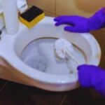 pulizia del bagno
