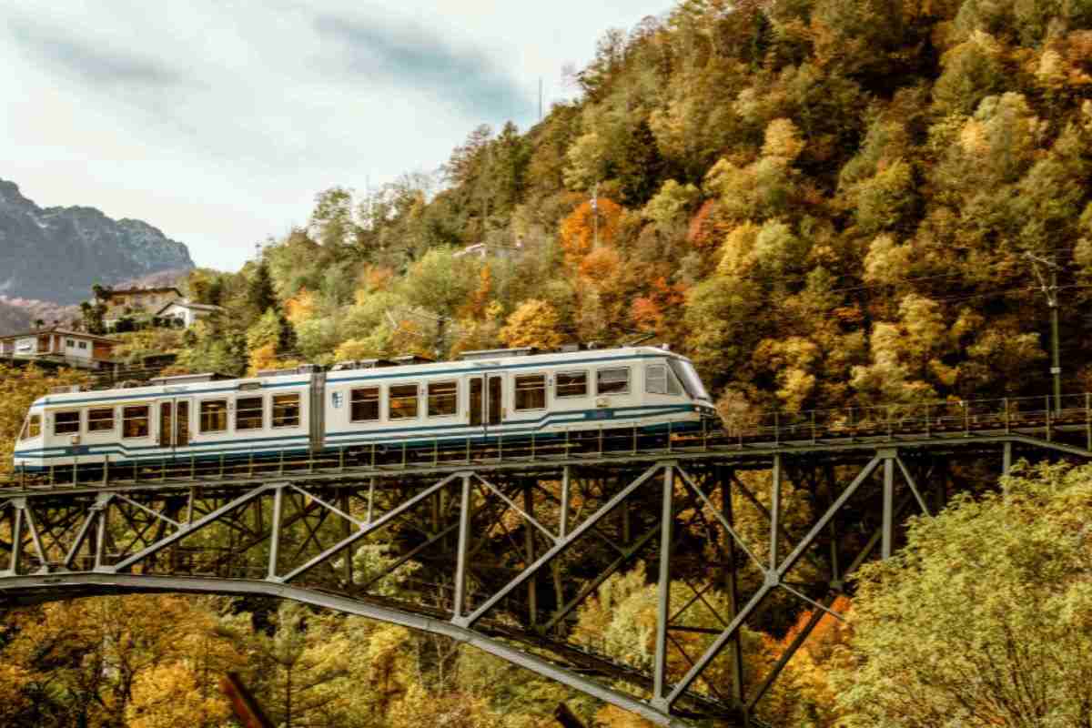 treno del foliage tra natura e cultura